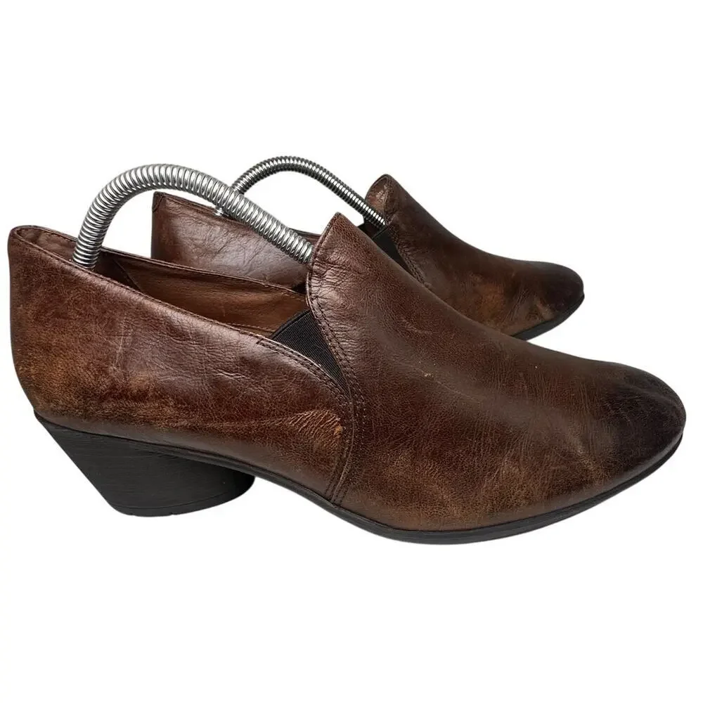 Dansko Robin Brown Leather Pumps Women Sz 42 US Sz 11 Career Minimalist Comfort - Picture 15 of 16